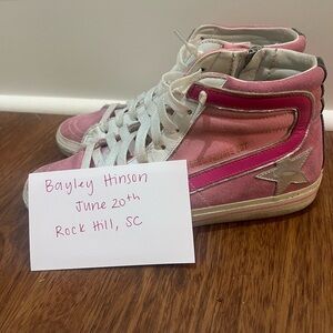 Golden Goose Pink Slides